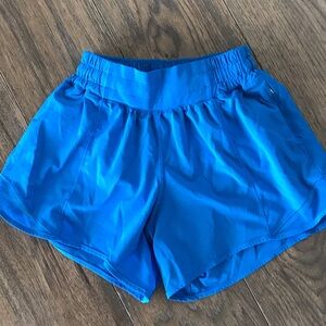 Lululemon Athletica Vibrant Blue Athletic Shorts